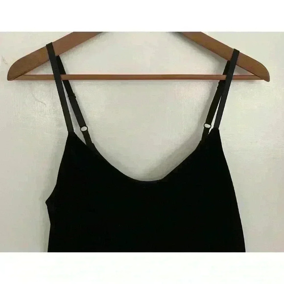 BNWT Black Velvet Slip Dress Size S - Picture 2 of 7